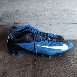 Nike Vapor Pro Low TD Football Cleats Blue/Black/White 511340-411 SIZE 12